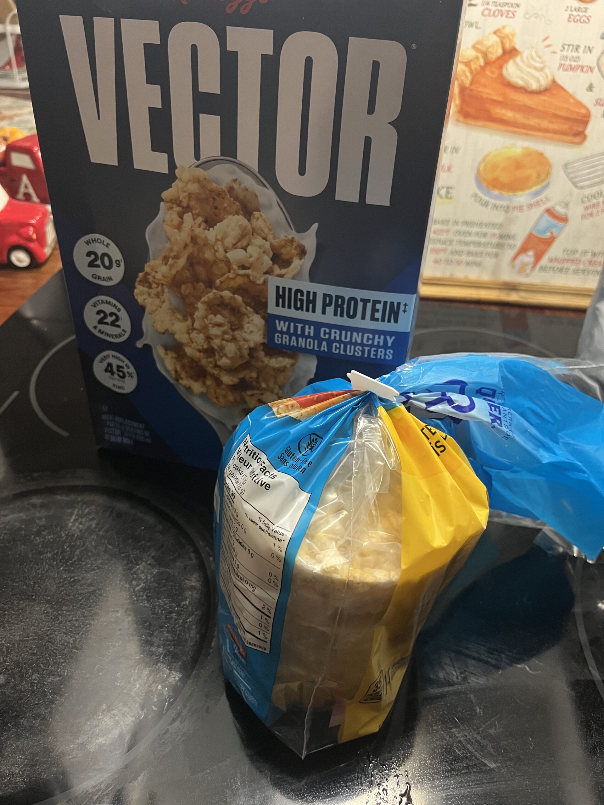 Vector Cereal and Ricecakes